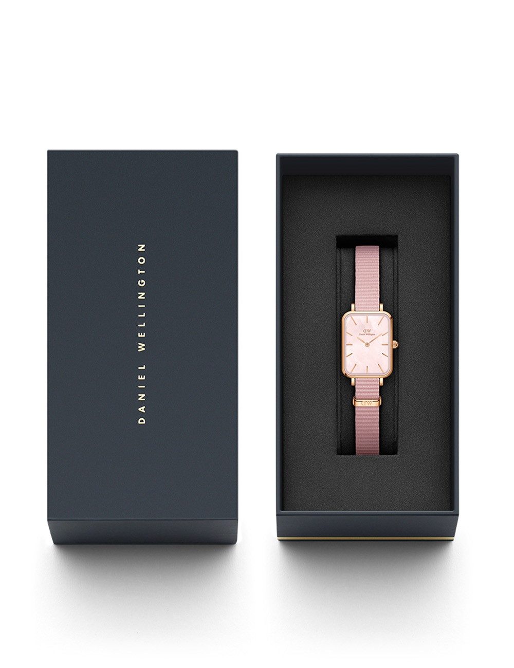 Daniel Wellington Quarzuhr Daniel Wellington DW00100509 Damenuhr Quadro Coral 26mm 3ATM Daniel Wellington DW00100509 Damenuhr Quadro Coral 26mm 3ATM
