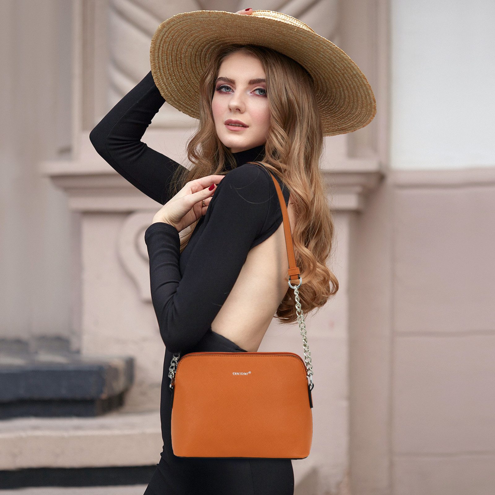 TAN.TOMI Umhängetasche Kette Schulterriemen Abendtasche,Damen Kleine günstig online kaufen