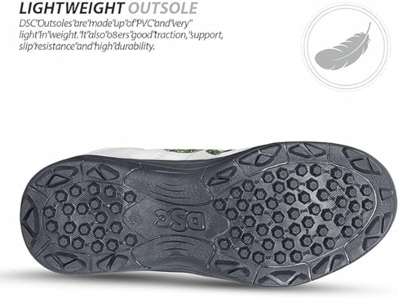DSC Beamer Cricket-Schuhe, For Boys and Men Leichter Sportschuhe Sneaker (Verkaufspaket: 1 Paar Cricket-Schuhe, Gummi Spike Sport, Trainer Stiefel, Bowling Spikes Fitness) Leichtgewicht, durable, comfortable EVA