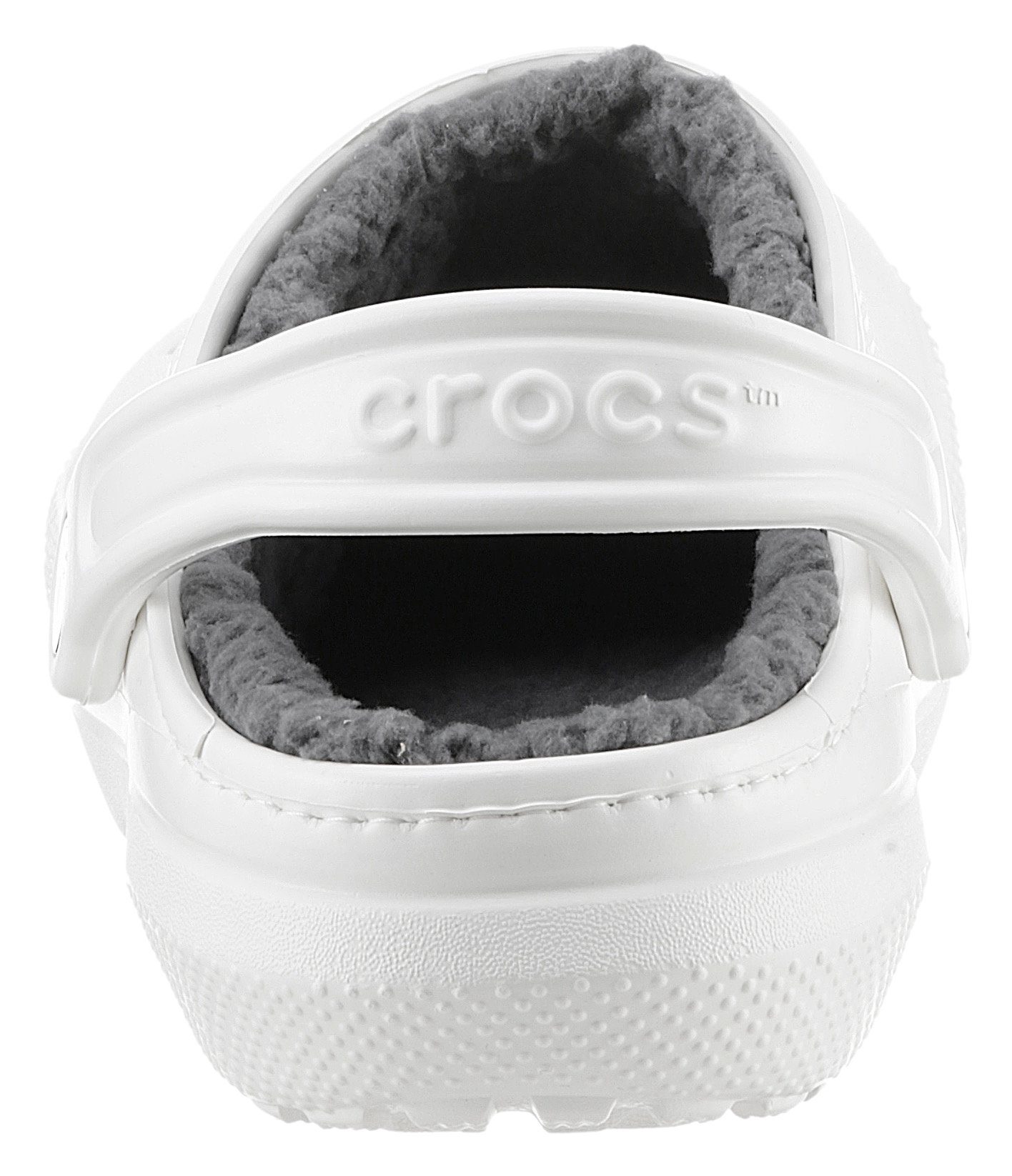 Crocs Classic Lined Clog Hausschuh Gartenclog, Schlappen, Clog, mit kuscheligem Fellimitat