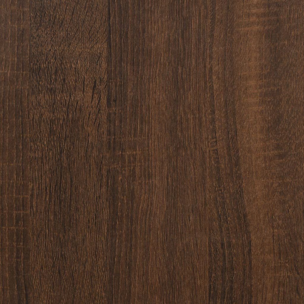 Beistelltisch Holzwerkstoff (1-St) Braun Eichen-Optik cm 40x30x75 furnicato