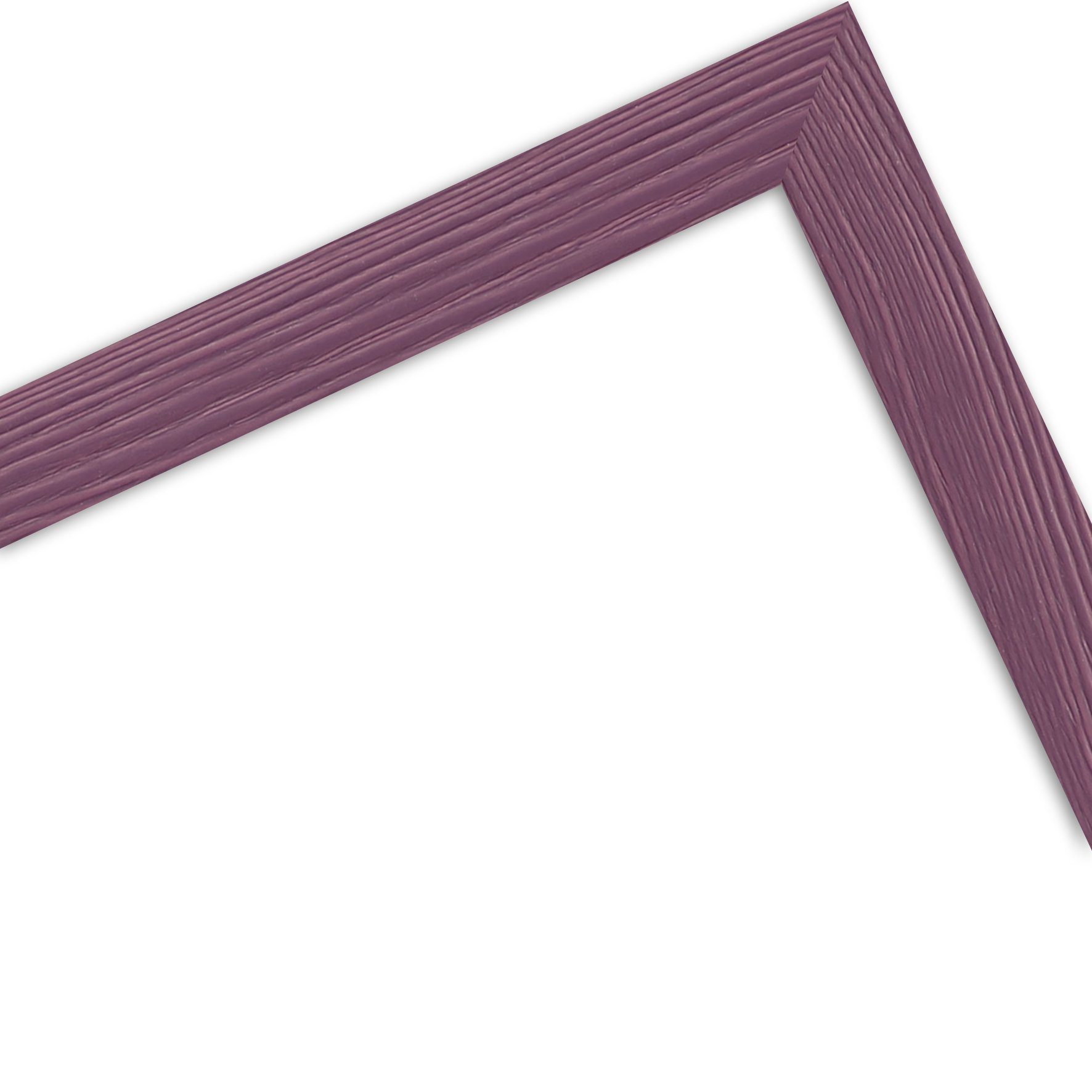 Bilderrahmen Violett, im Massivholz Stil H300, Modern WANDStyle aus