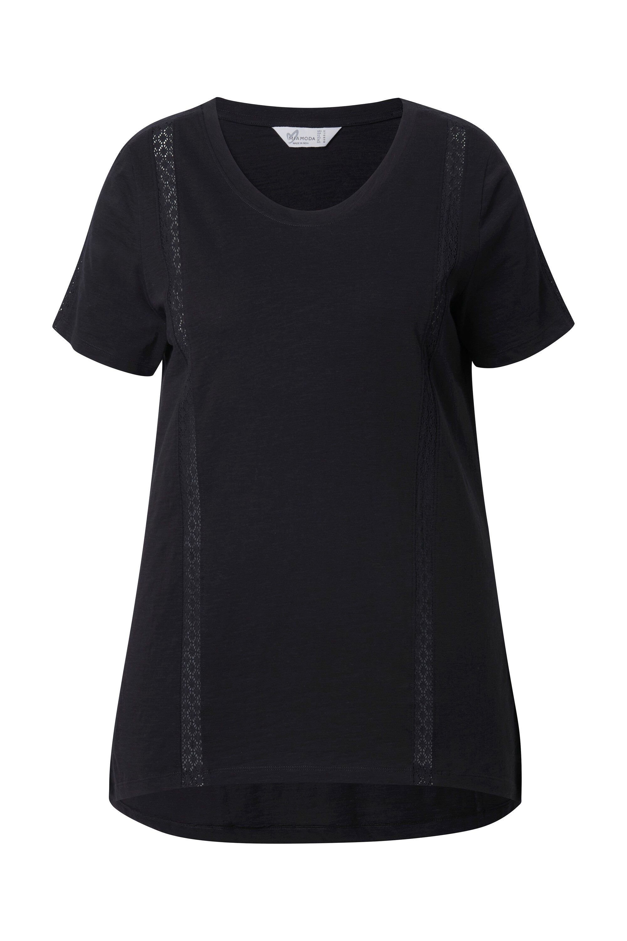 MIAMODA T-Shirt T-Shirt A-Linie Spitzenbänder günstig online kaufen