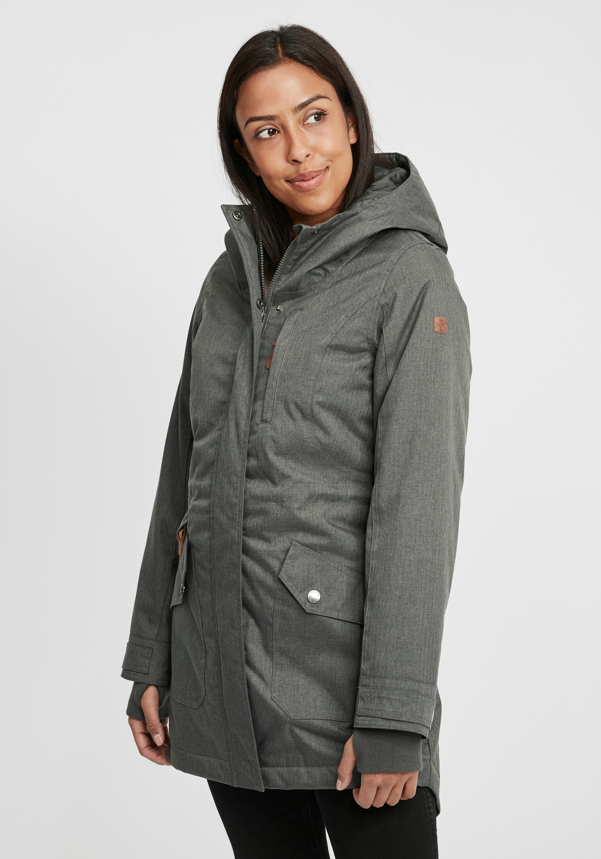 OXMO Parka OXBella wame Jacke mit hochabschließendem Kragen