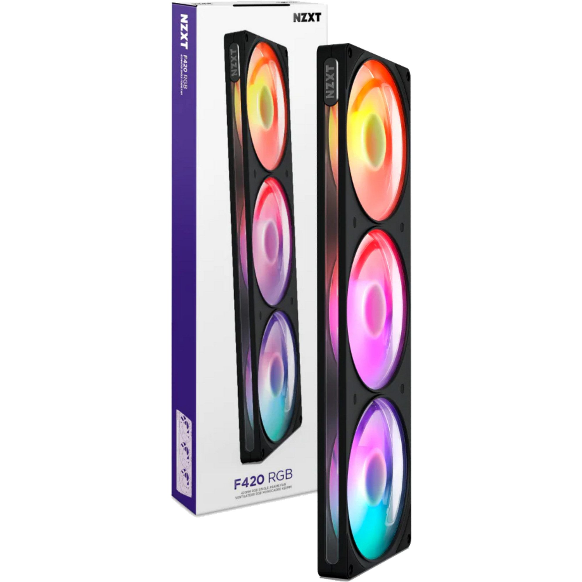 NZXT Gehäuselüfter NZXT F420 RGB, Gehäuselüfter