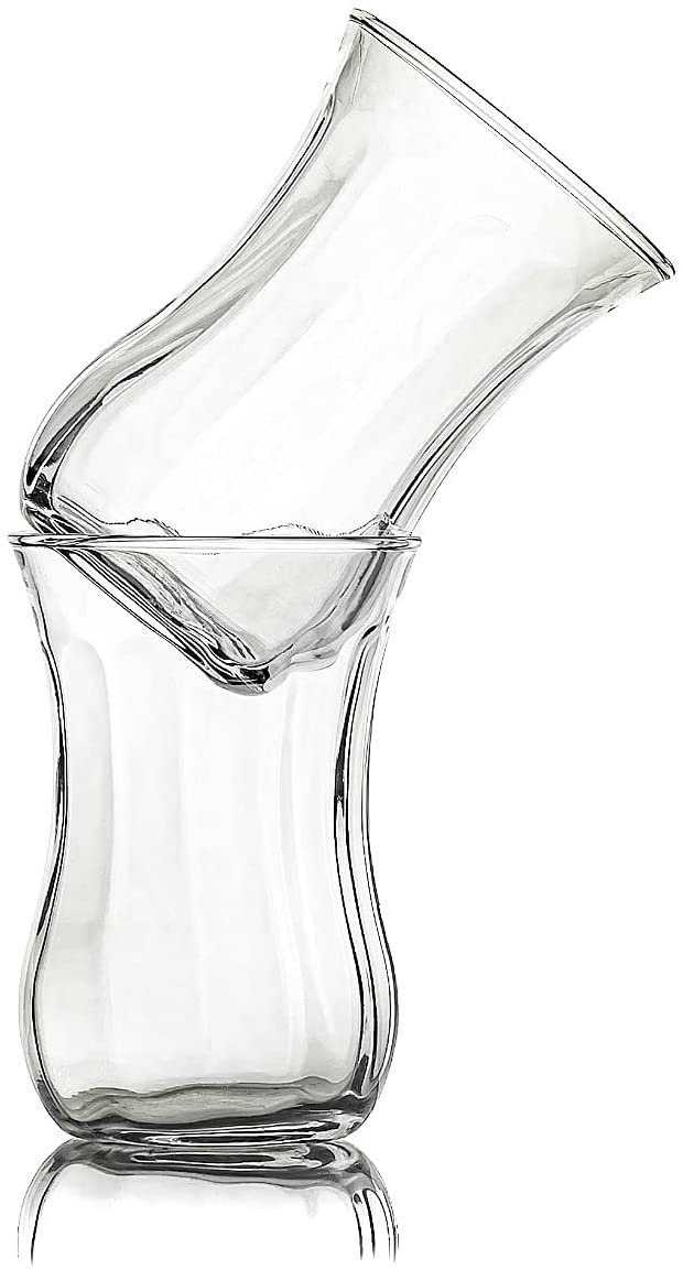Pasabahce Teeglas 12er-Set 42021 Türkische Teegläser Teeglas Tee Glas "Optik" 120cc, 12-tlg. – Bild 2 von 2