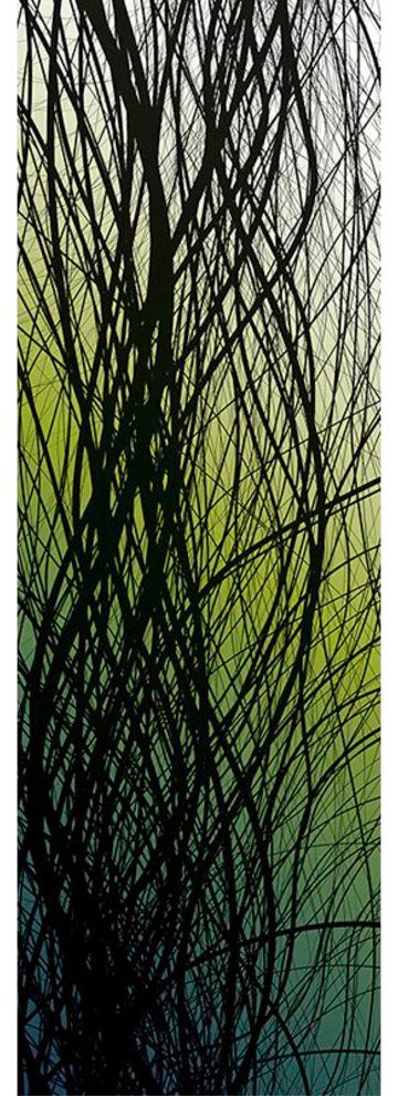 1,00m 2,80m Tapete Grafik St), Grün Paper Natur Schwarz Fototapete Green, Underwater Fototapete Architects (1 x Panel
