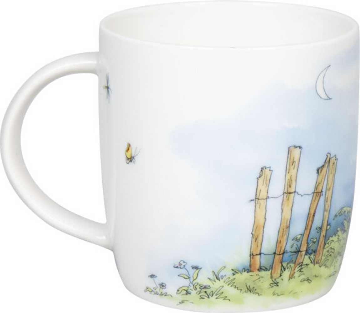 Könitz Tasse Ich hab dich lieb bis zum Mond Franz 0,35 L Porzellan, 1-tlg.
