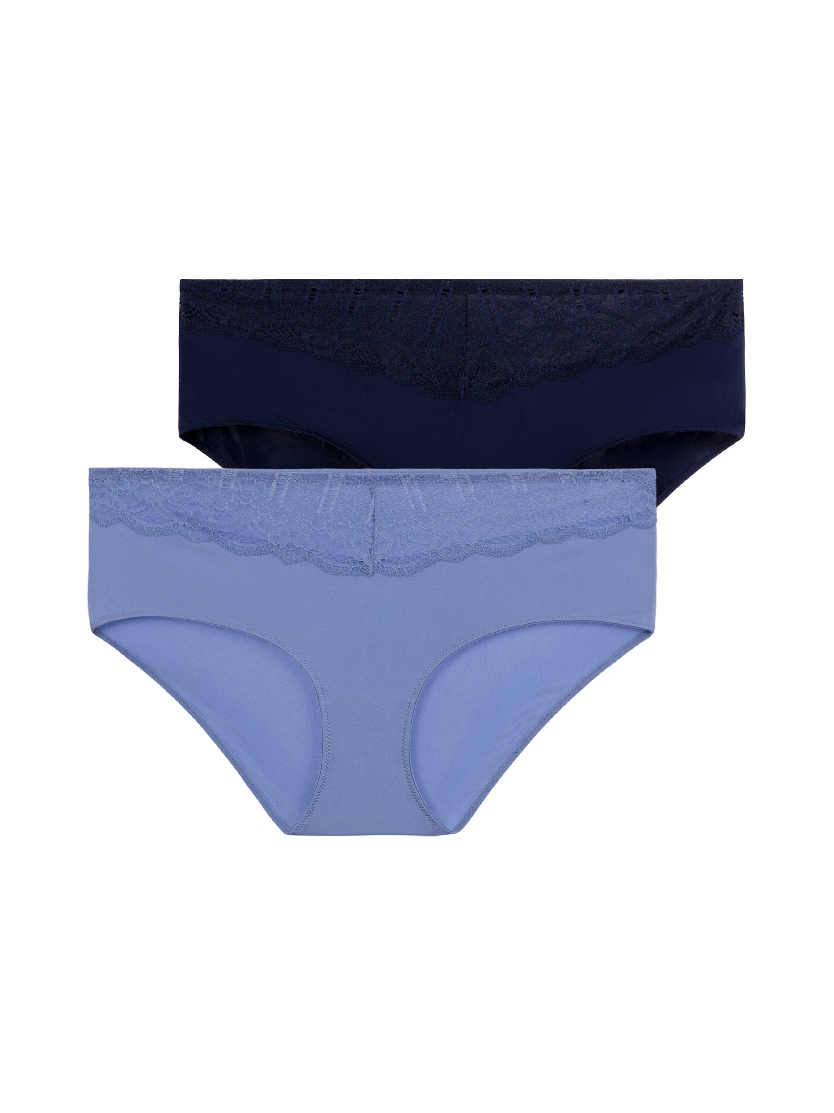Dorina Maxislip Celine (2er Pack) mit Spitzendetails, elastisch, weich
