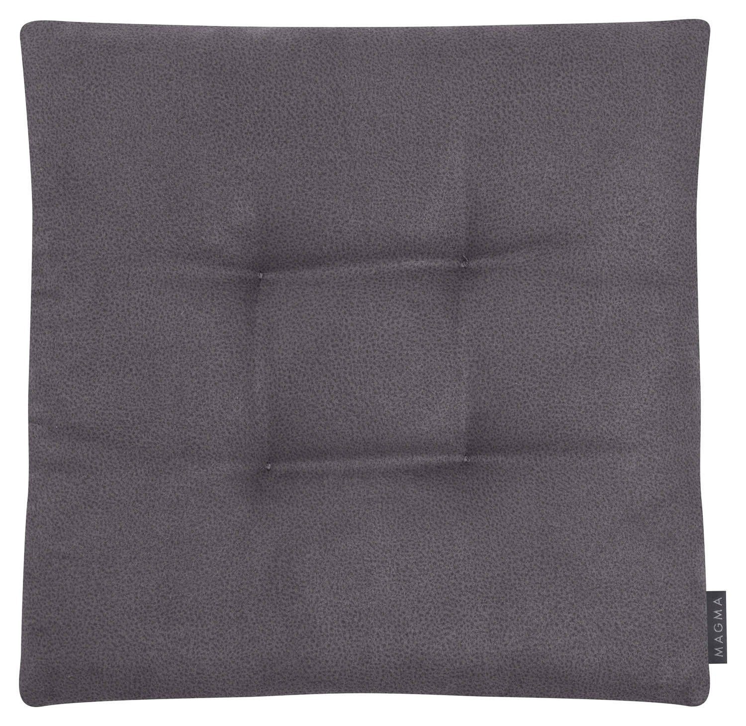 Magma Heimtex Sitzkissen AUSTIN, Anthrazit, Polyester, 42 x 42 cm, wendbar