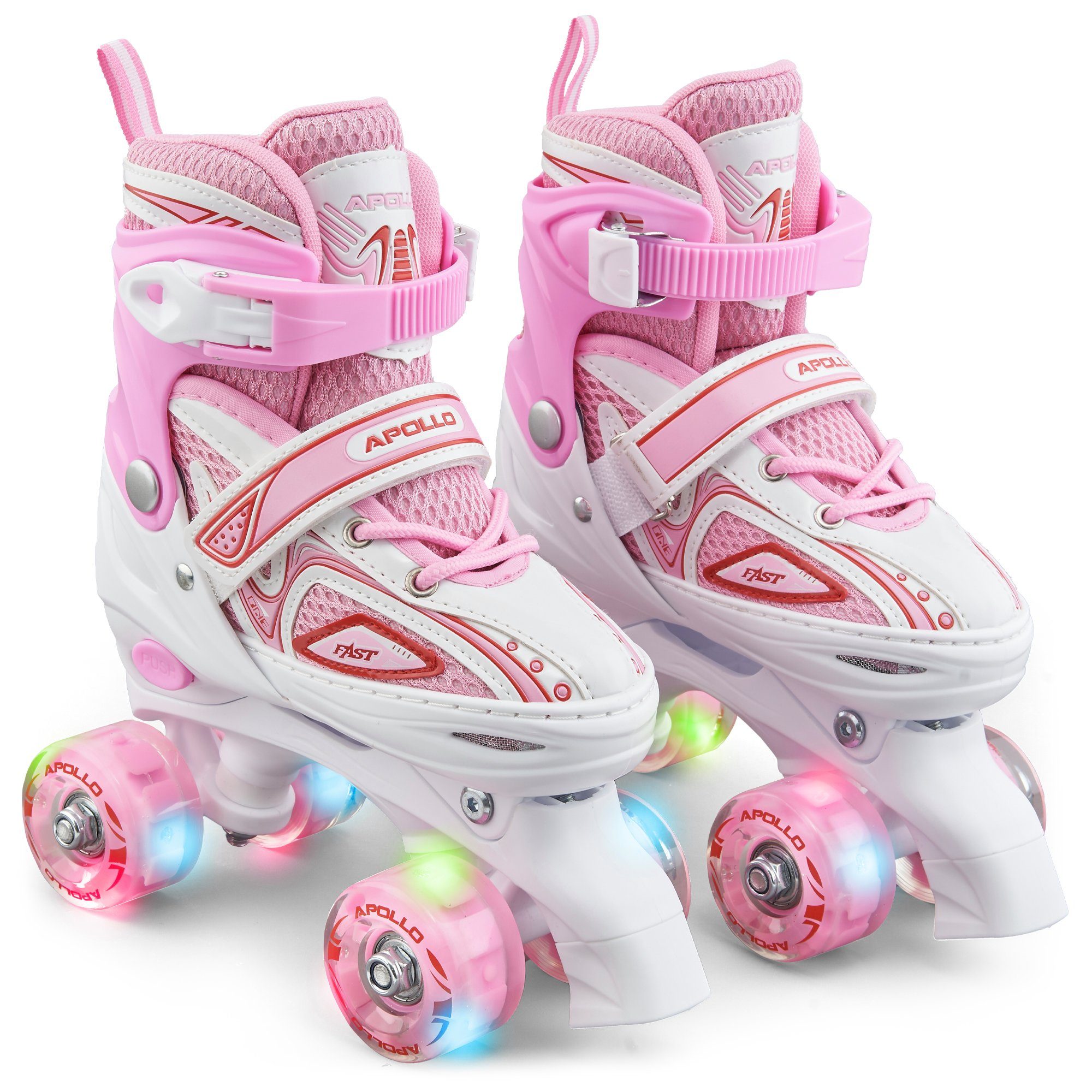 Rollschuhe LED Rollschuhe größenverstellbar Super Quads X-Pro