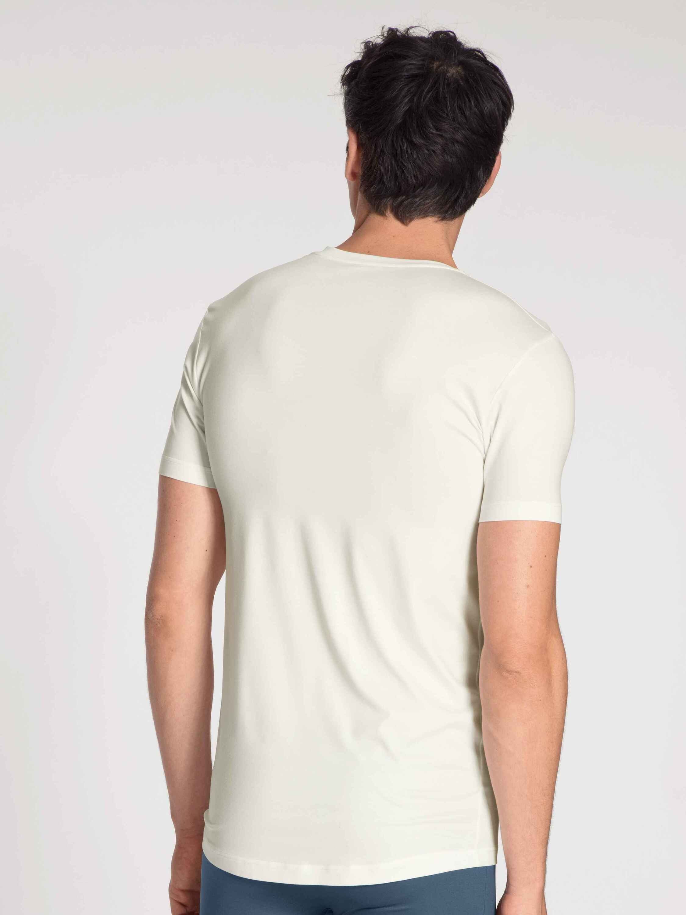 T-Shirt, Cradle star white (1-St) Cradle CALIDA V-Neck, to Certified® Unterziehshirt