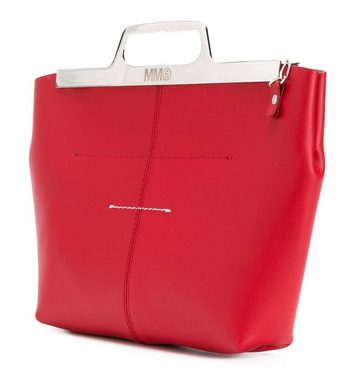 MAISON MARGIELA Schultertasche MM6 Maison Margiela Chain Crossbody Red Calf Bag Tasche Shoulderbag Ha