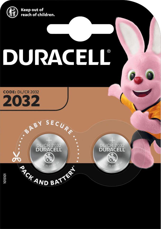 Duracell 2er Pack DL2032 Batterie, CR2032 (2 St)