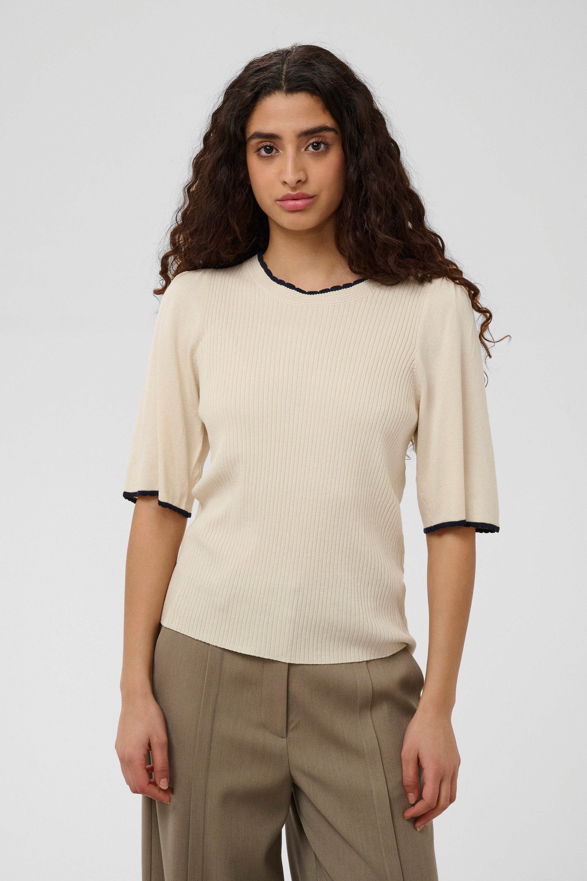 SOAKED IN LUXURY Kurzarmbluse Kurzarm-Bluse SLLysandra