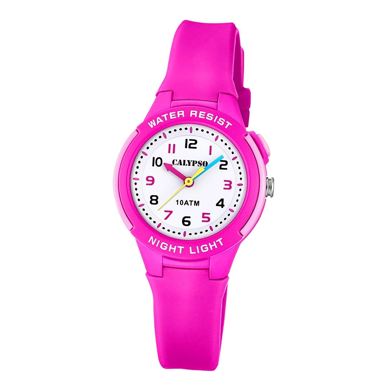 CALYPSO WATCHES Quarzuhr »UK6069/1 Calypso Kinder Uhr K6069/1  Kunststoffband«, (Analoguhr), Kinder Armbanduhr rund, Kunststoff,  PURarmband pink, Fashion online kaufen | OTTO