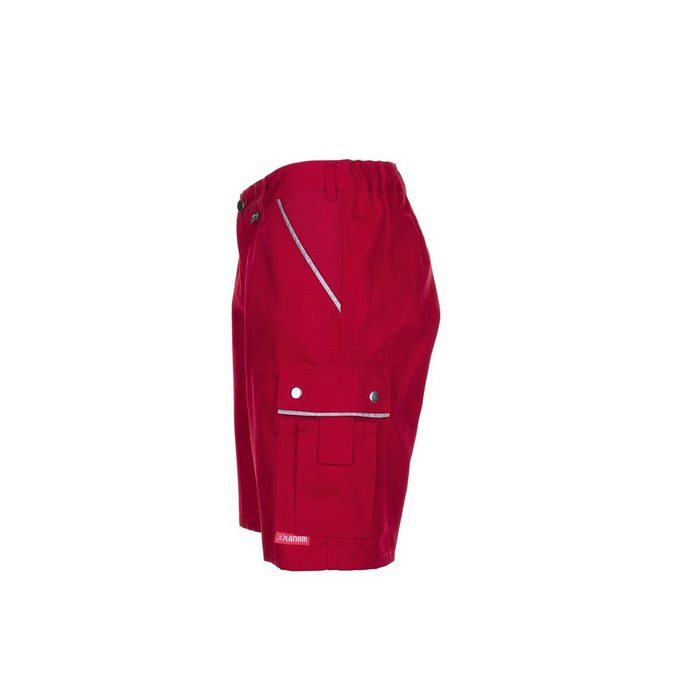 Planam Shorts Shorts Canvas 320 rot/rot Größe S (1-tlg) XB7767