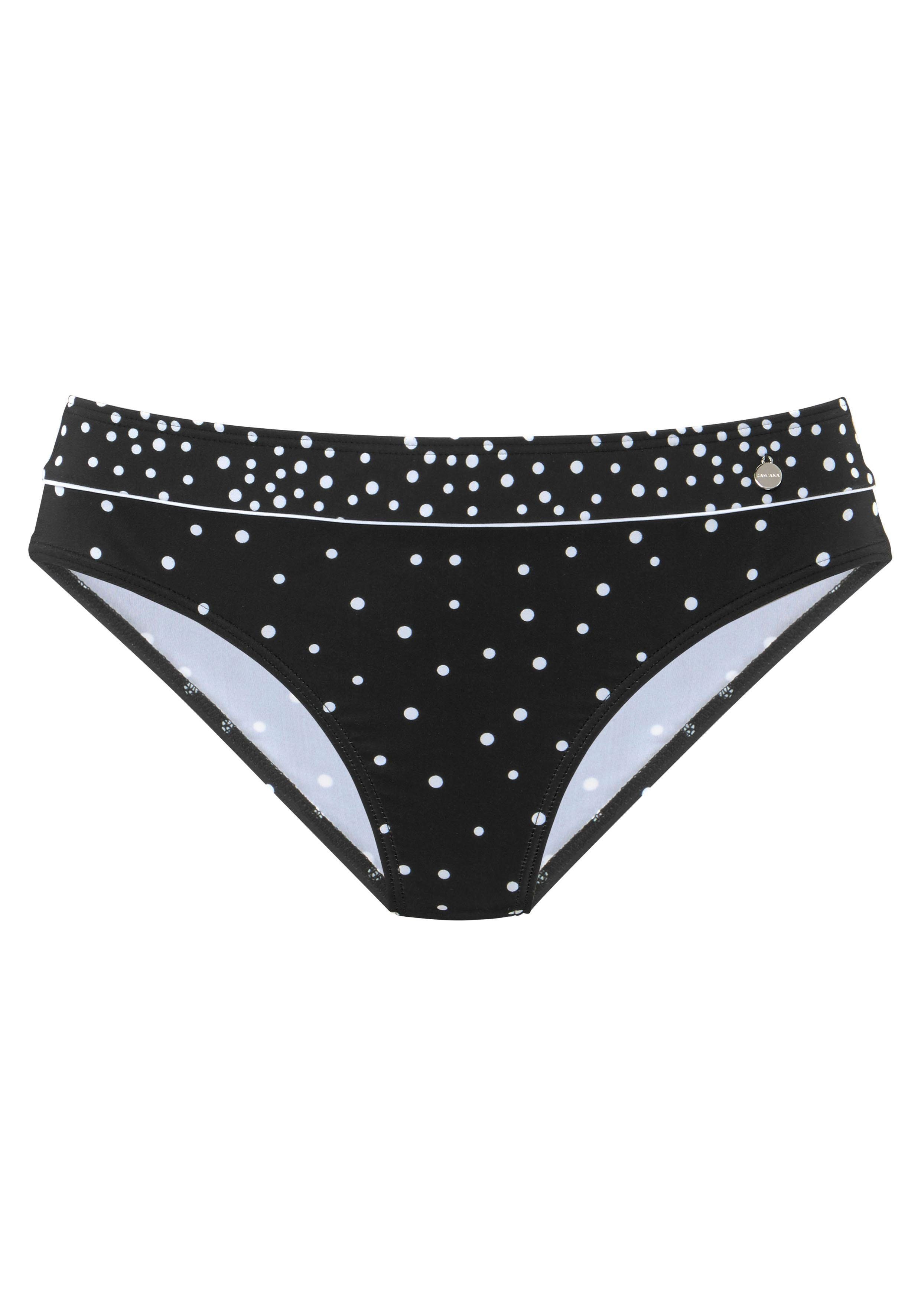 LASCANA Bikini-Hose Leona mit Pünktchenprint günstig online kaufen
