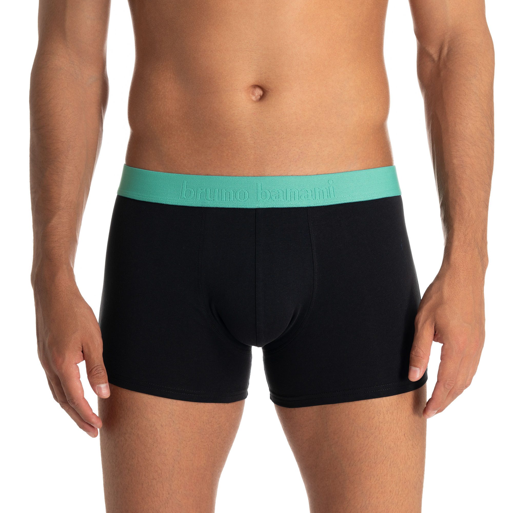 Bruno Banani Boxer Flowing (2er Pack) mit kontrastreichem Logobund