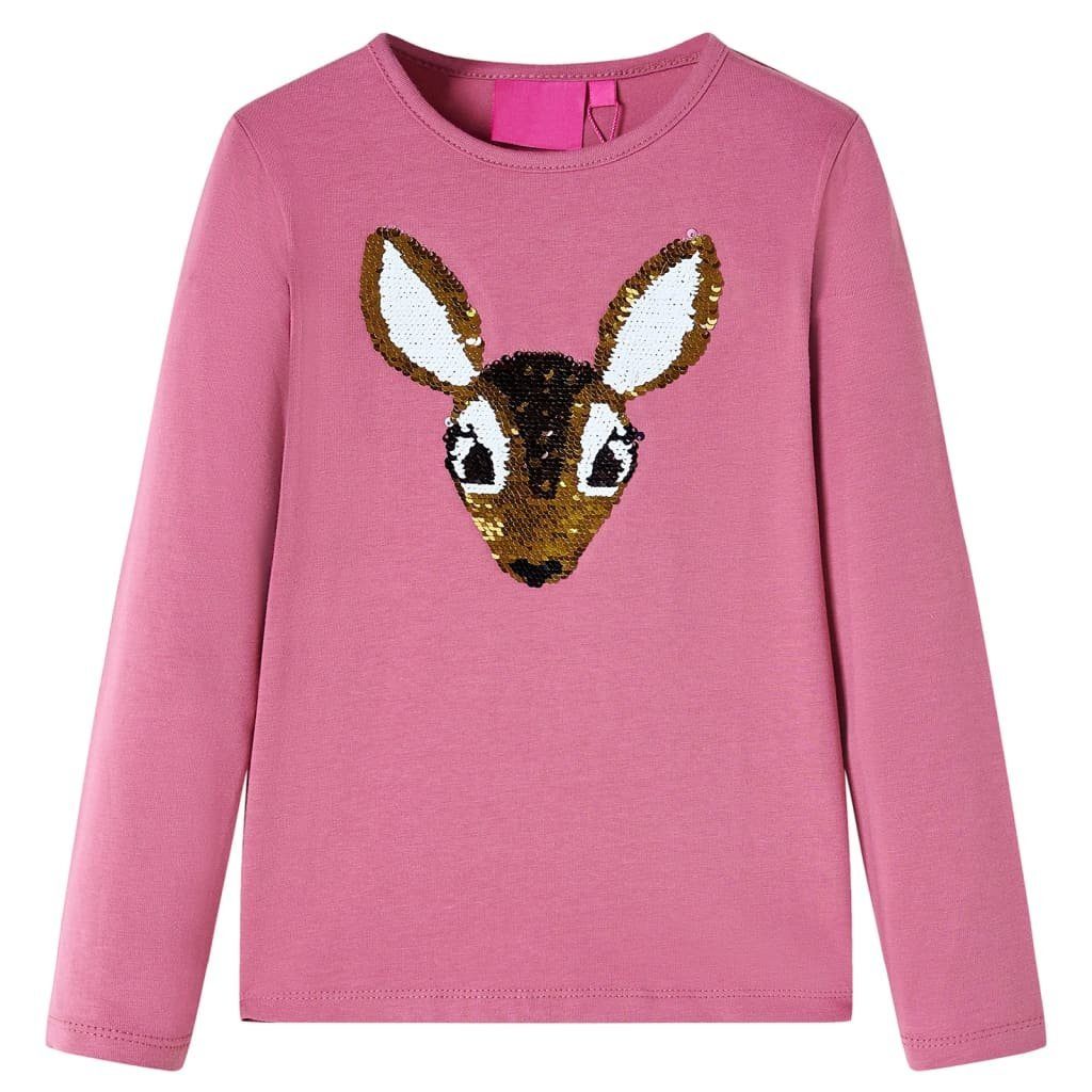 Langarmshirt Kinder-Langarmshirt Himbeerrosa 104