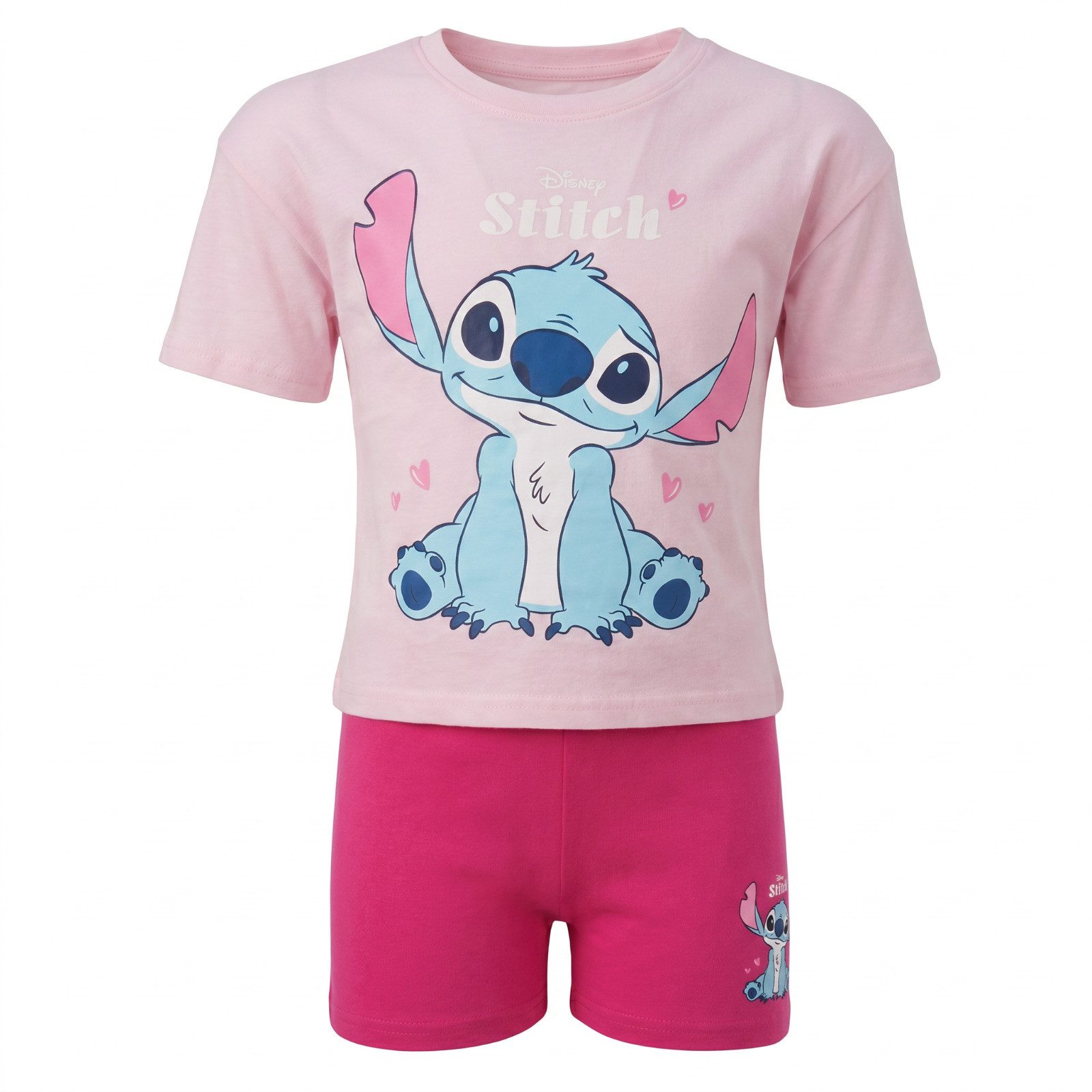 Disney Schlafanzug Disney Lilo und Stitch Kinder Mädchen Schlafanzug Pyjama Shirt Hose Gr. 98 bis 110