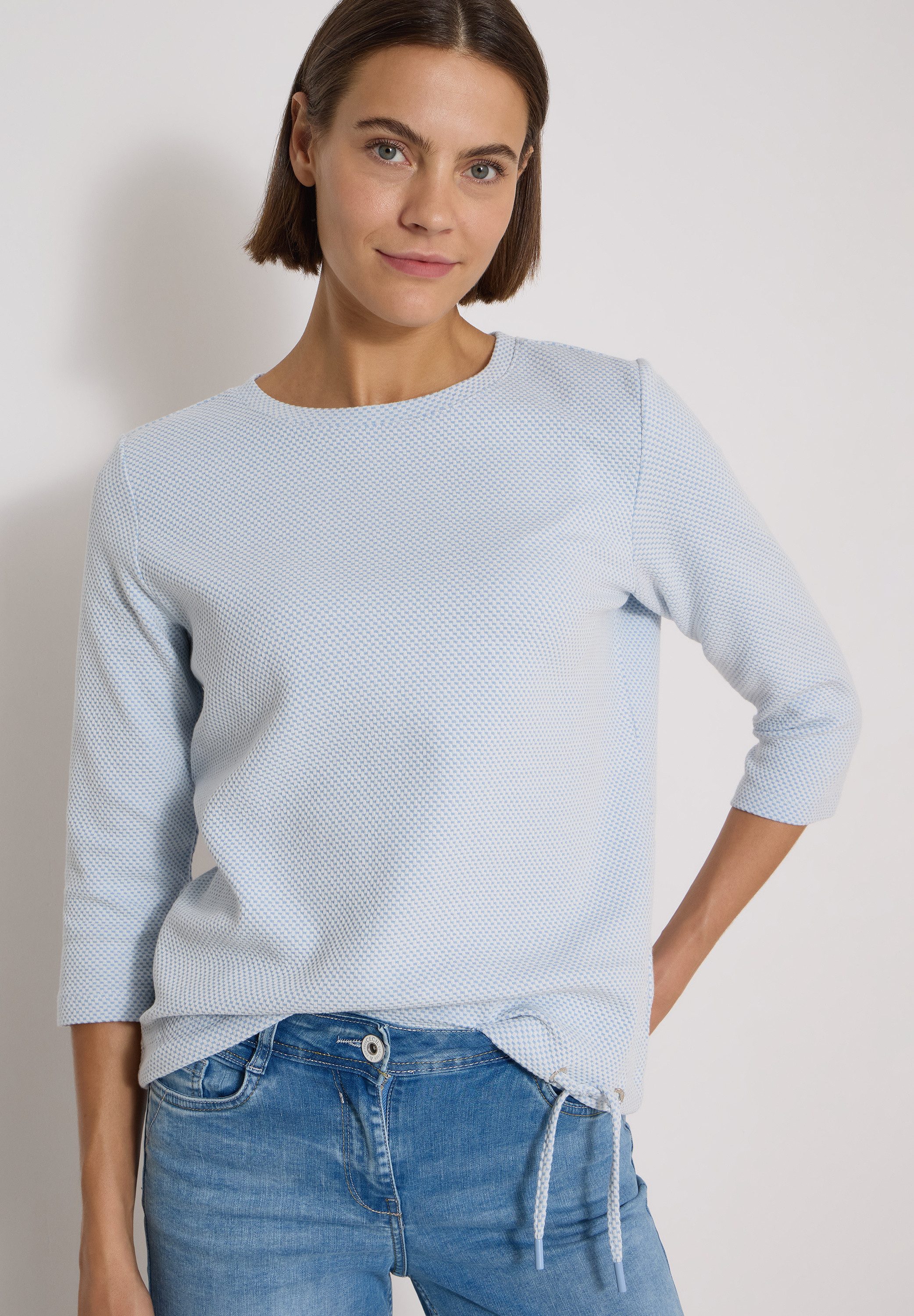 CECIL 3/4-Arm-Shirt mit 3/4 Ärmeln