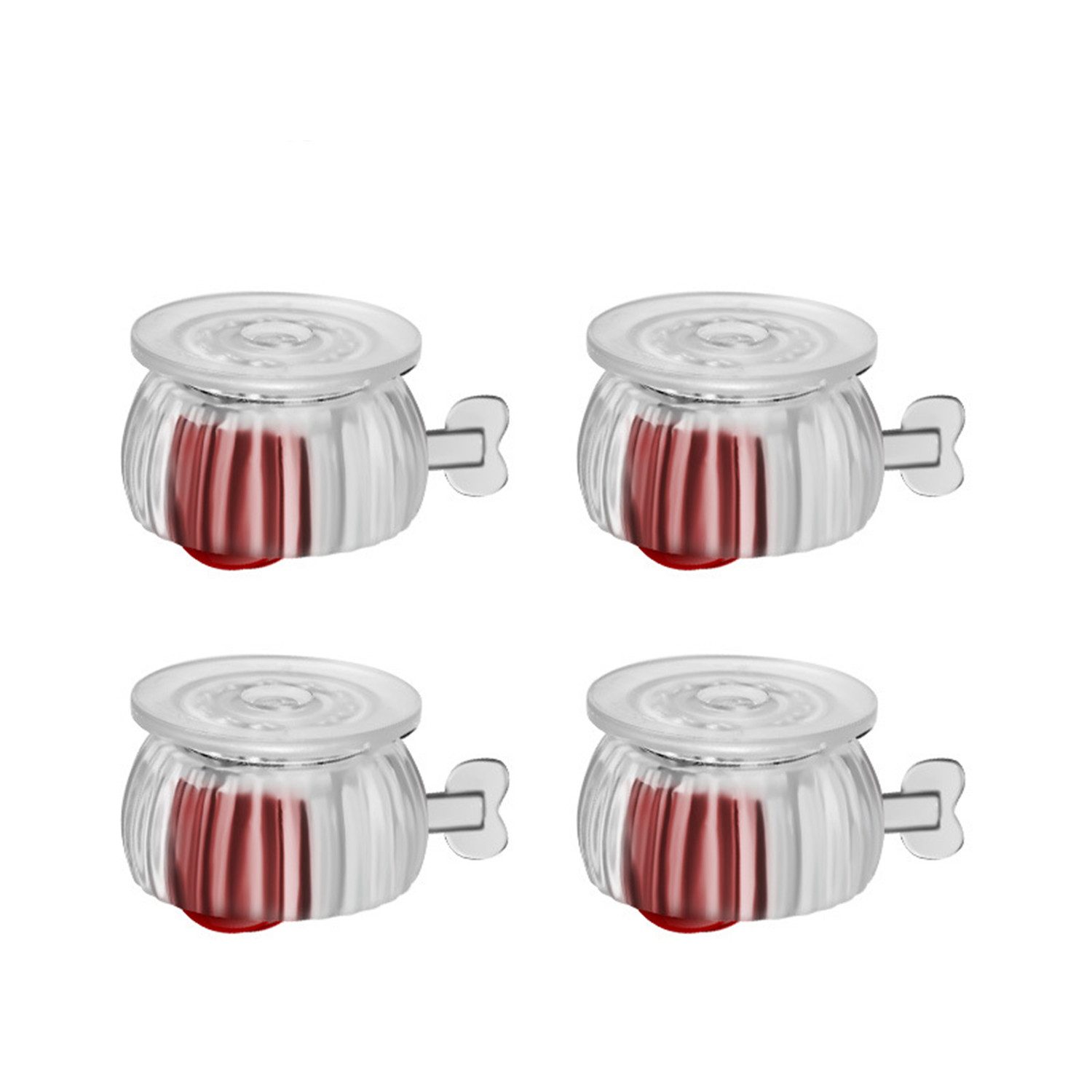 Refttenw Schwerlastrolle Selbstklebende Transportrollen Möbel Rollen mit Sicherheitsschloss, (4-St)