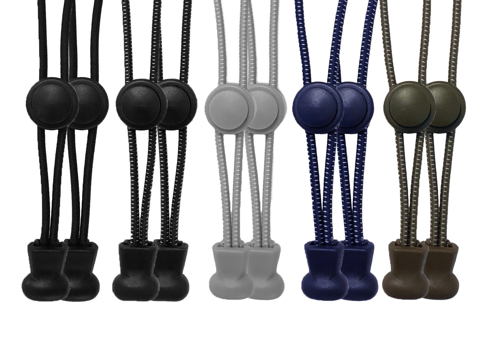 1 schwarz uni +1 schwarz +1 hellgrau +1 d-blau +1 braun