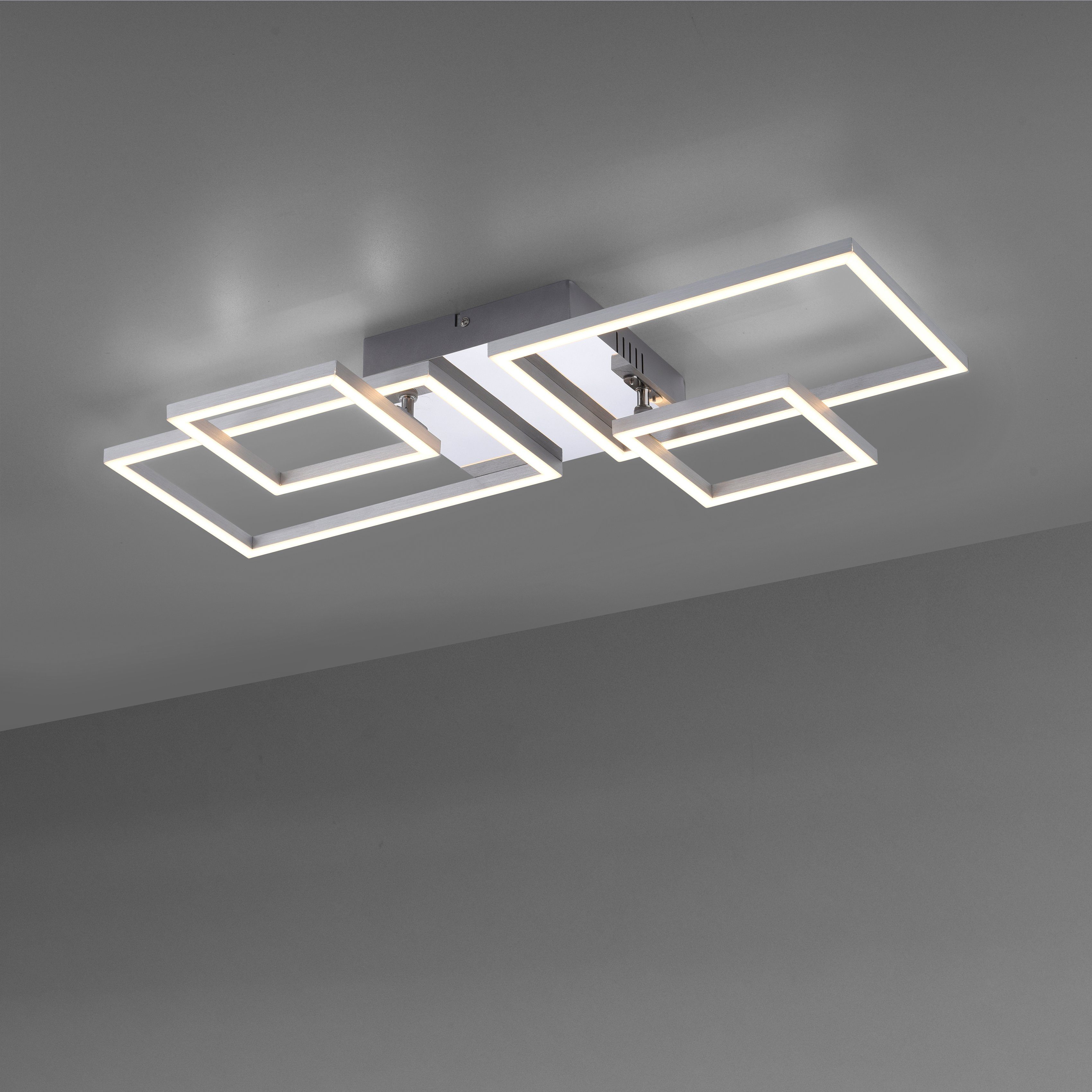 Bauform fest integriert, LED Warmweiß, x schwenkbar, cm, Deckenleuchte 33,8 stahl home flache Moderne LED Deckenlampe Jorvin, L65 my