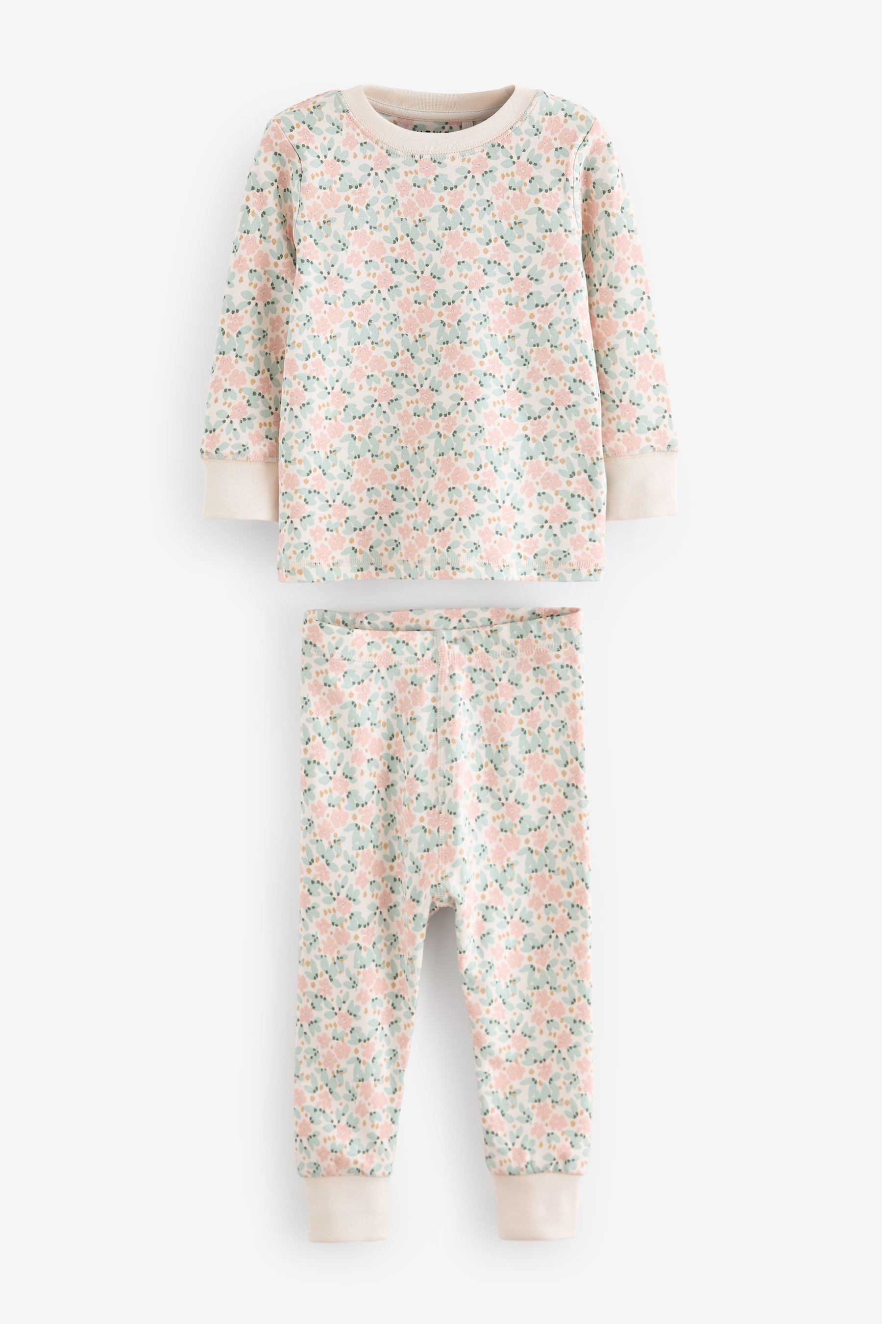 Next Pyjama Schlafanzüge mit floralem Muster, 3er-Pack (6 tlg)