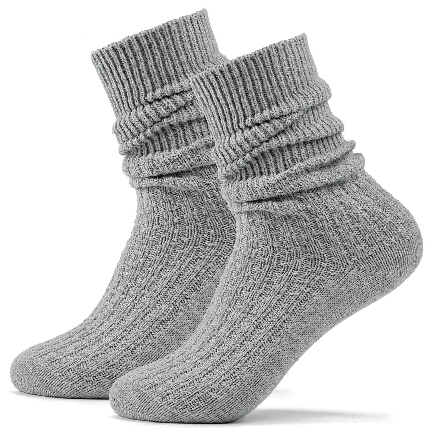 Stockerpoint Trachtensocken Herren Kurze Trachtensocken Grau (1-Paar) Pack OC-Ludwig) 1er (Modell