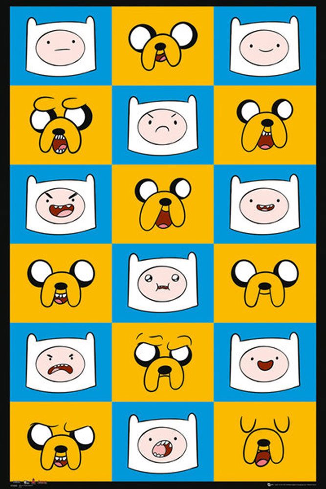 Poster Adventure Time - Poster - Expressions