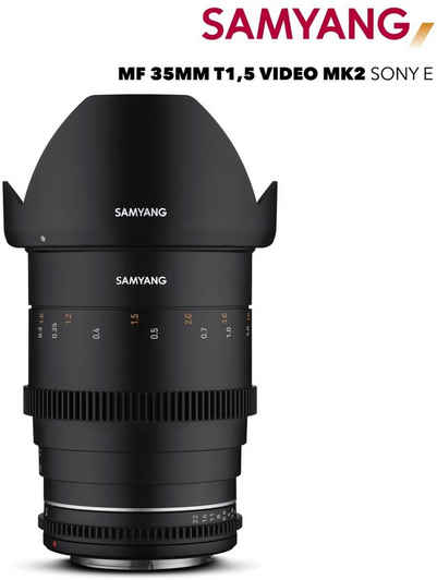 Samyang »MF 35mm T1,5 VDSLR MK2 Sony E« Objektiv