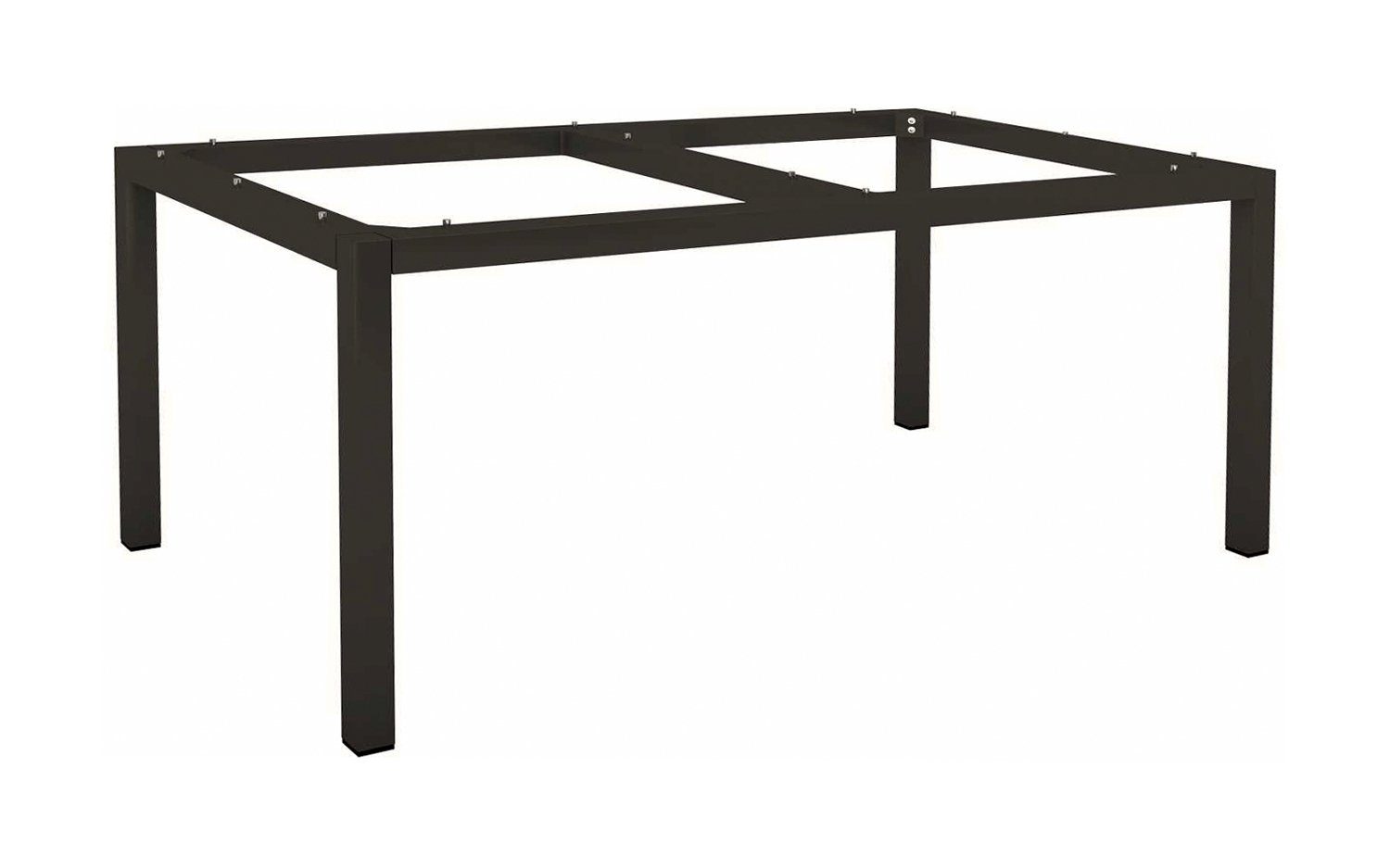 Stern Tischgestell CLASSIC, B 160 x T 90 cm, Aluminium, Anthrazit