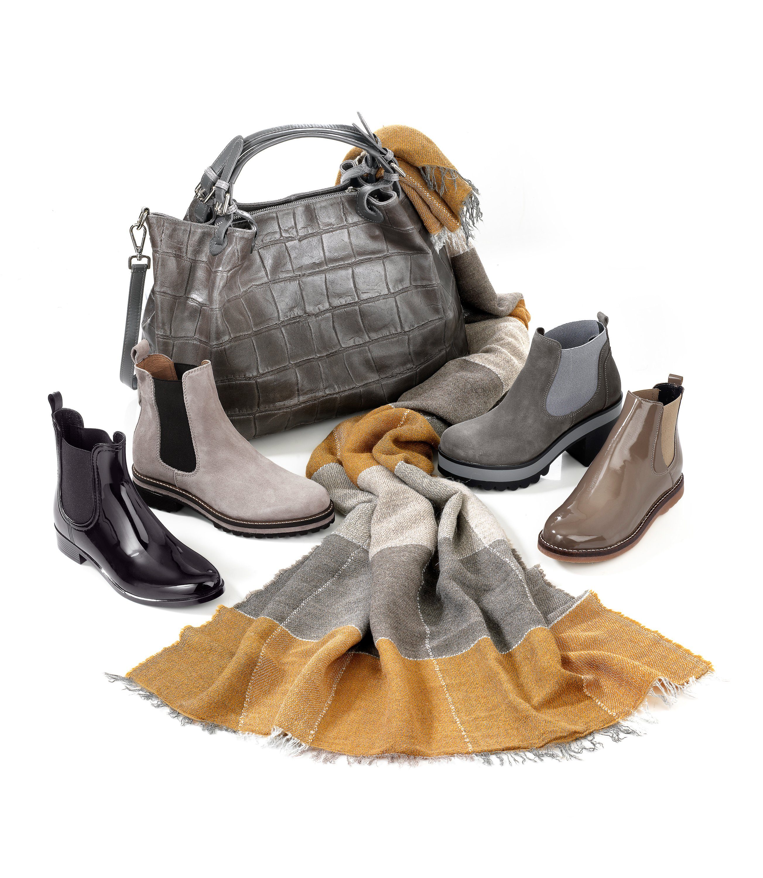 COLLEZIONE ALESSANDRO Wollschal Karla, (1-St), Made in Italy, luxuriöse Wärme