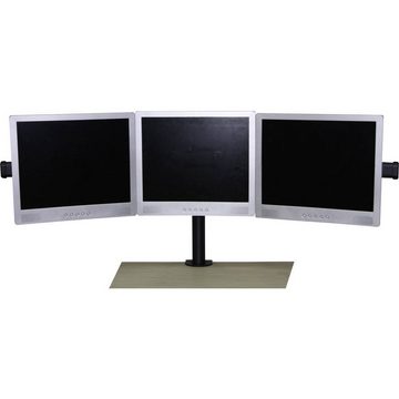 SpeaKa Professional LCD-Monitorarm für drei Monitore, Tischmontage Monitor-Halterung, (360° drehbare VESA-Platte)