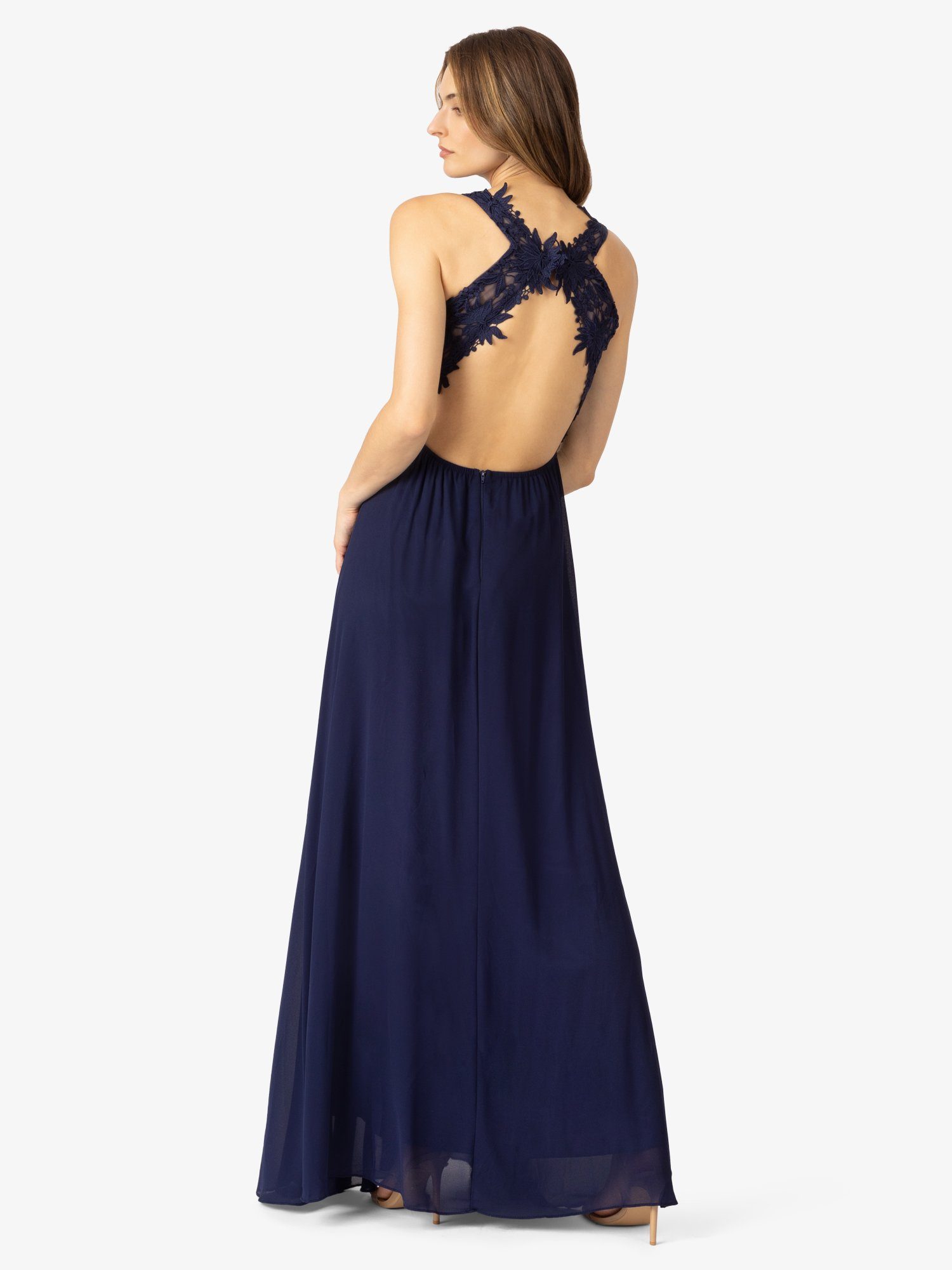 Abendkleid Apart Rückenausschnitt navy mit