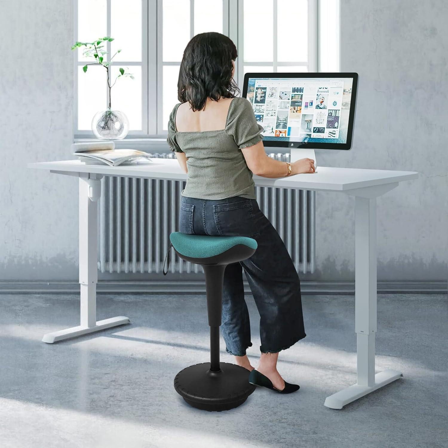 LuxusKollektion Stehhilfe Ergonomischer Arbeitshocker Hochverstellbarer Ste günstig online kaufen