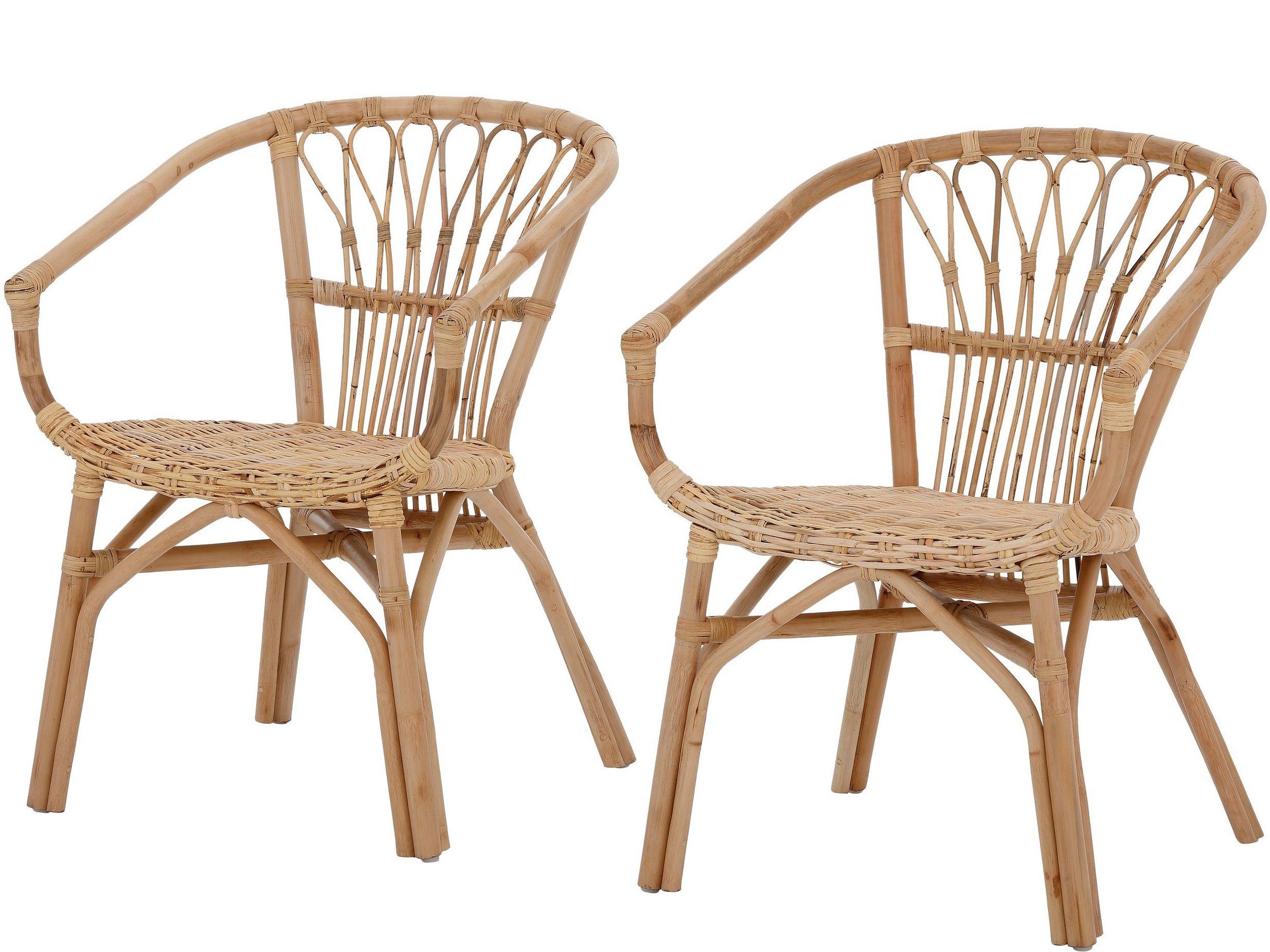 loft24 Rattanstuhl Kello (Set, 2 St), Rattangeflecht im maritimen Stil. € 499,99