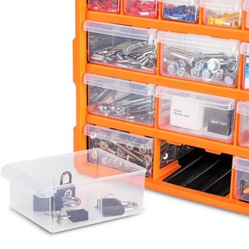 monzana Aufbewahrungsbox (49 St), 39 Schubladen 47,5x38x16cm Sortimentskasten Sortierkasten