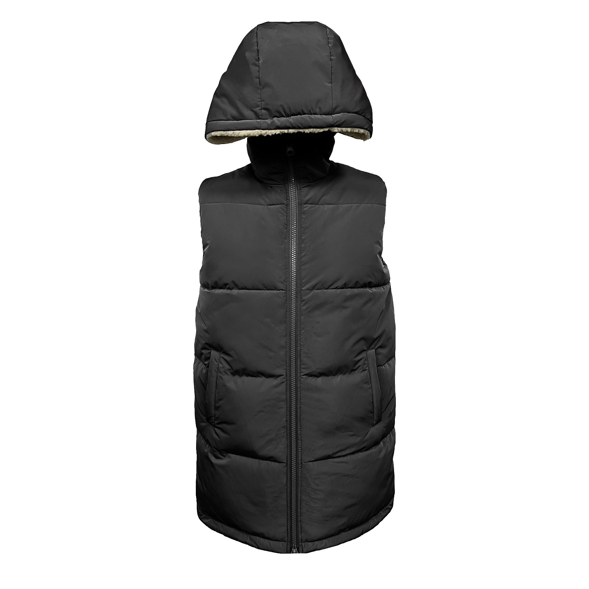 Lara Laurén Wendeweste atmungsaktive Funktionsweste kuschelige Outdoorweste mit Teddyfell