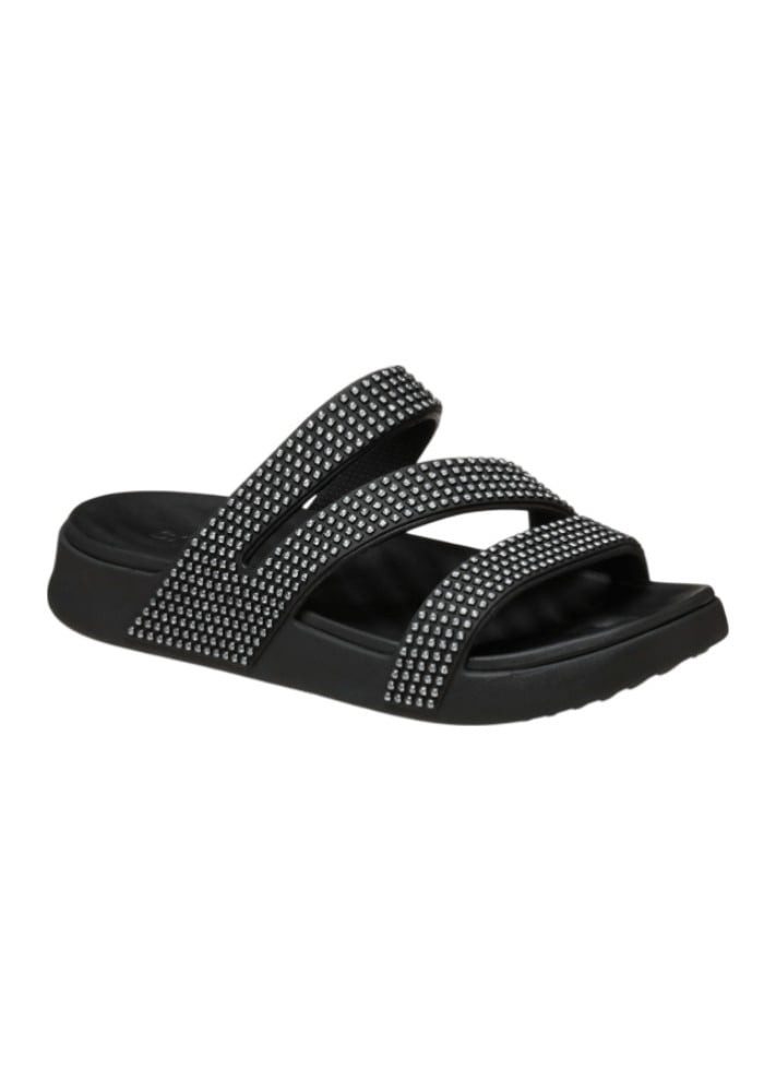 Crocs Sandale Getaway Gems Triangle schwarz - Damen Badeschuh