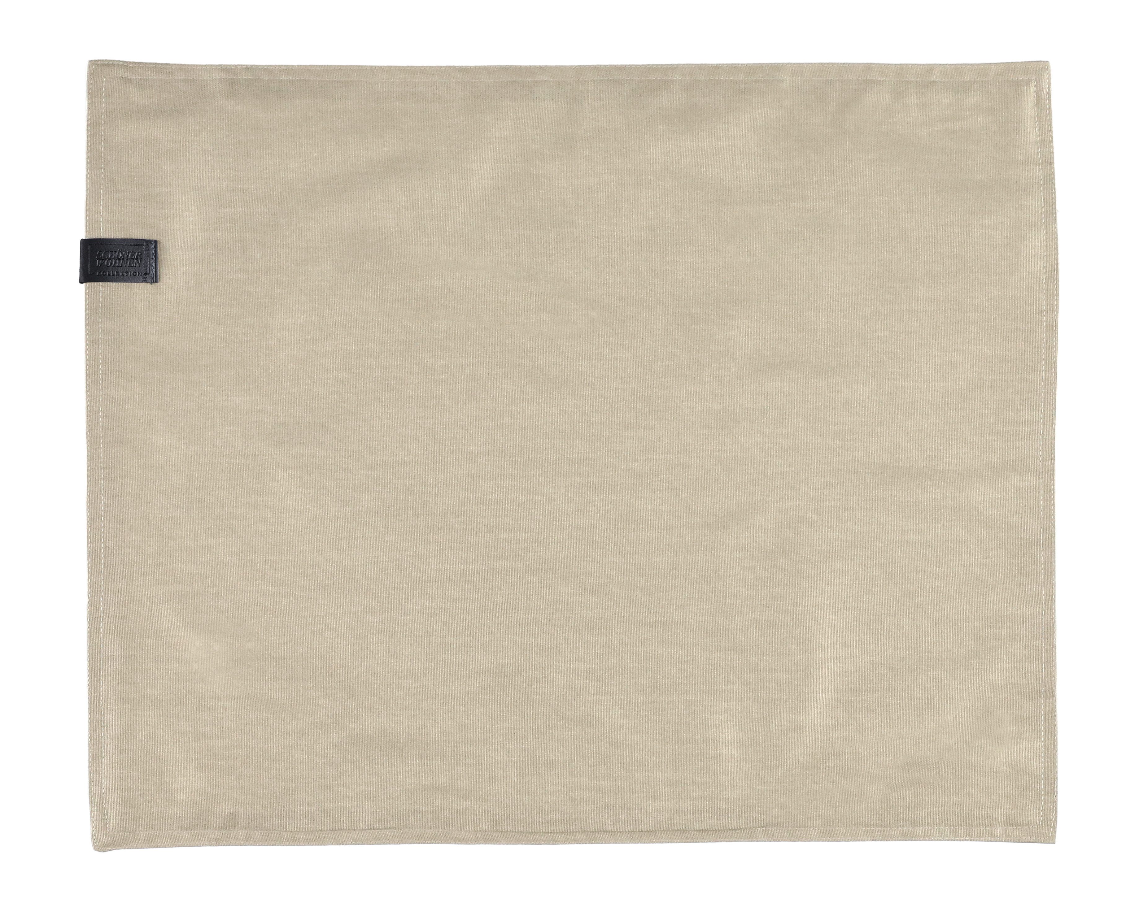 SCHÖNER WOHNEN-Kollektion Platzset Base, (2-St), mit Wendefunktion