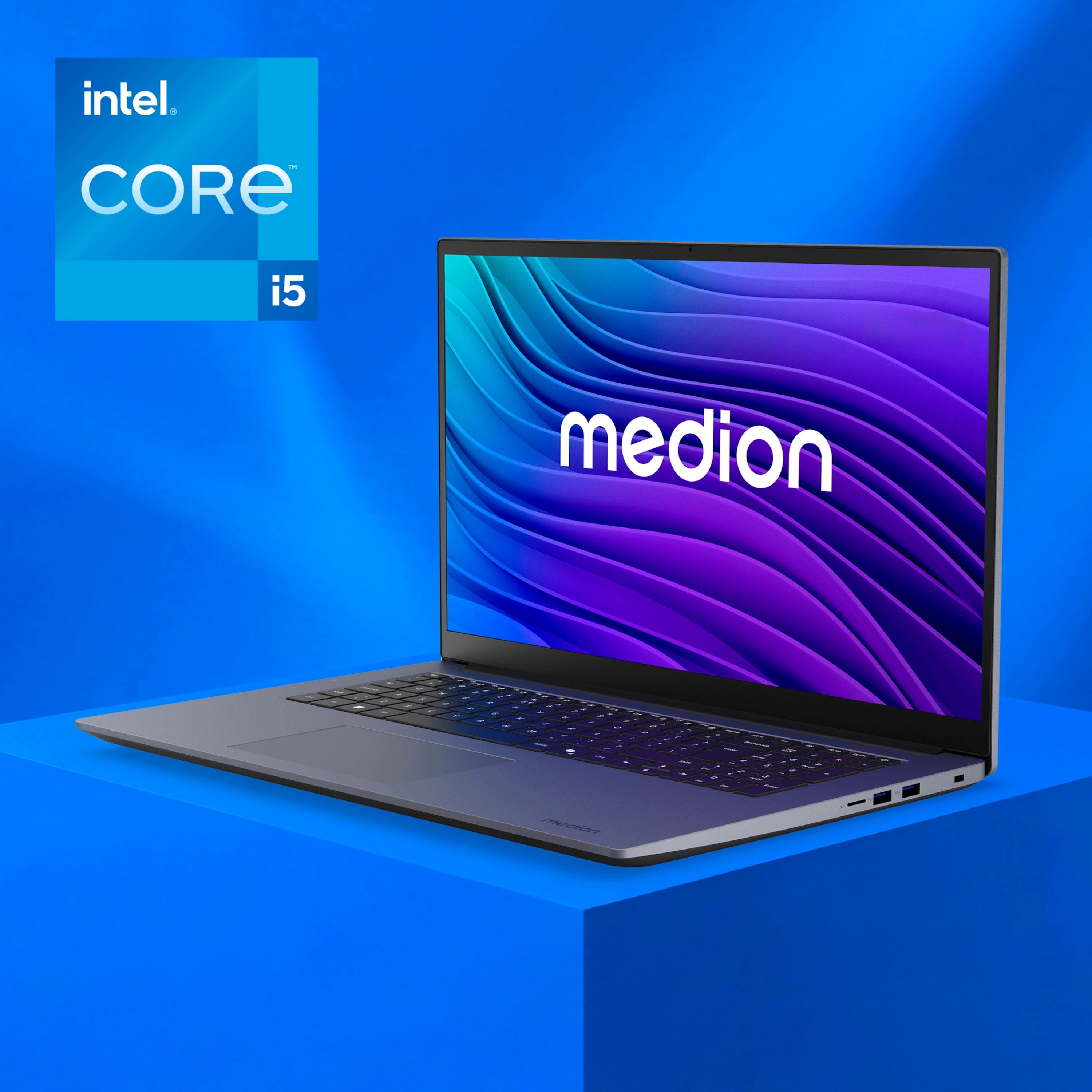 Medion® 43,9 cm (17,3) Laptop MEDION Avantum 17 E1i (MD600061) Notebook (43.9 cm/17.3 Zoll, Intel Intel Core i5 13. Gen Core i5-13420H, Intel® UHD, 32 GB, 1000 GB SSD, Full-HD Display, AVANTUM_17_E1I, kein Netzteil im Lieferumfang)