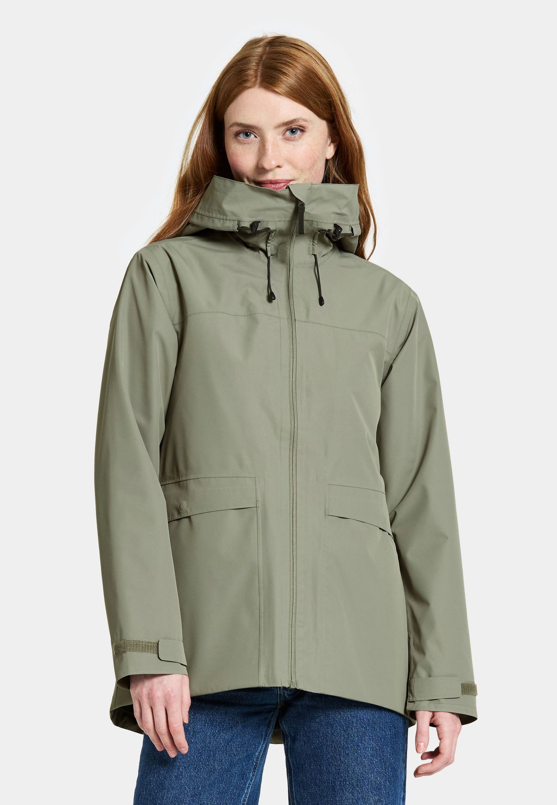 Didriksons Allwetterjacke Damen Übergangsjacke Regenjacke Wasserdicht JOANNA mit Taschen