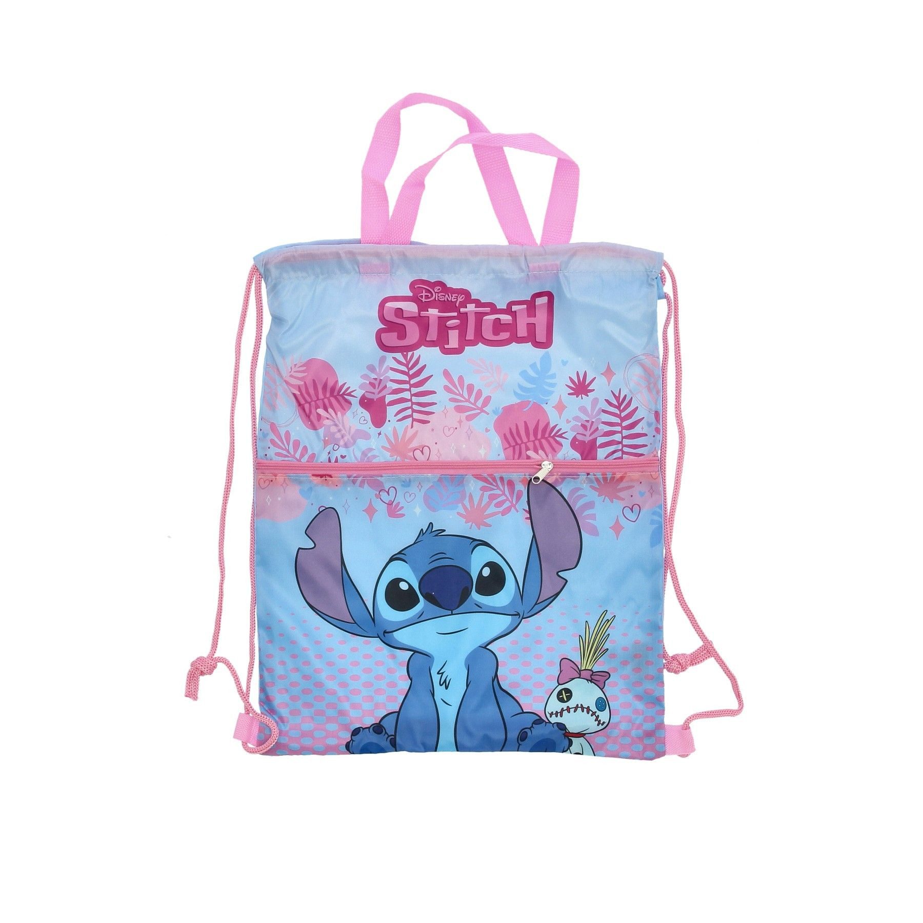 Textiel Trade B.V. Turnbeutel Lilo & Stitch Leichter Sportbeutel 45x34,5 cm Turnbeutel für Kinder