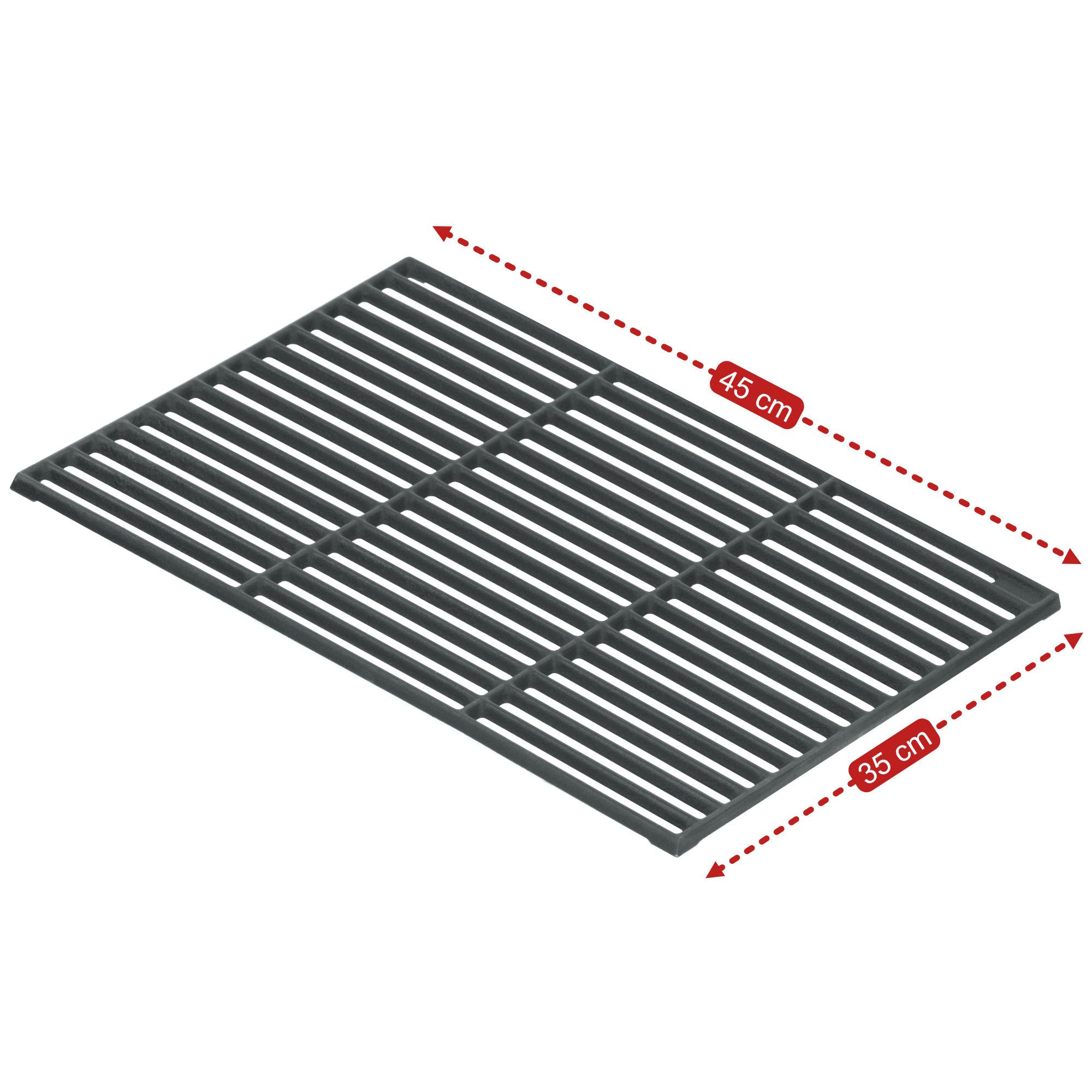BBQ-Toro Grillrost Gusseisen, 45 x 35 cm, emailliert