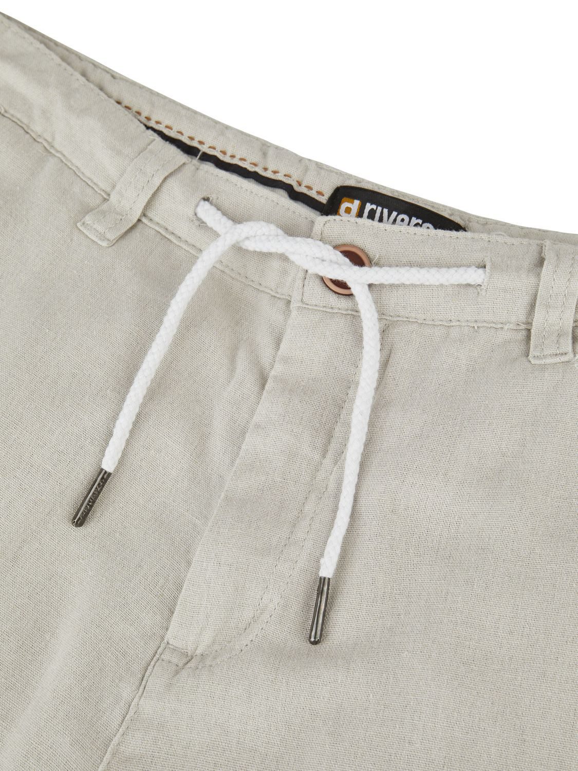 riverso Chinoshorts Herren Freizeitshorts RIVOliver Regular Fit Leinenshort mit Zugbandverschluss