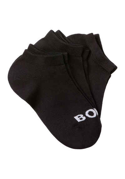 BOSS Sneakersocken 3P AS Logo CC W (Packung, 3er) mit BOSS Logoschriftzug