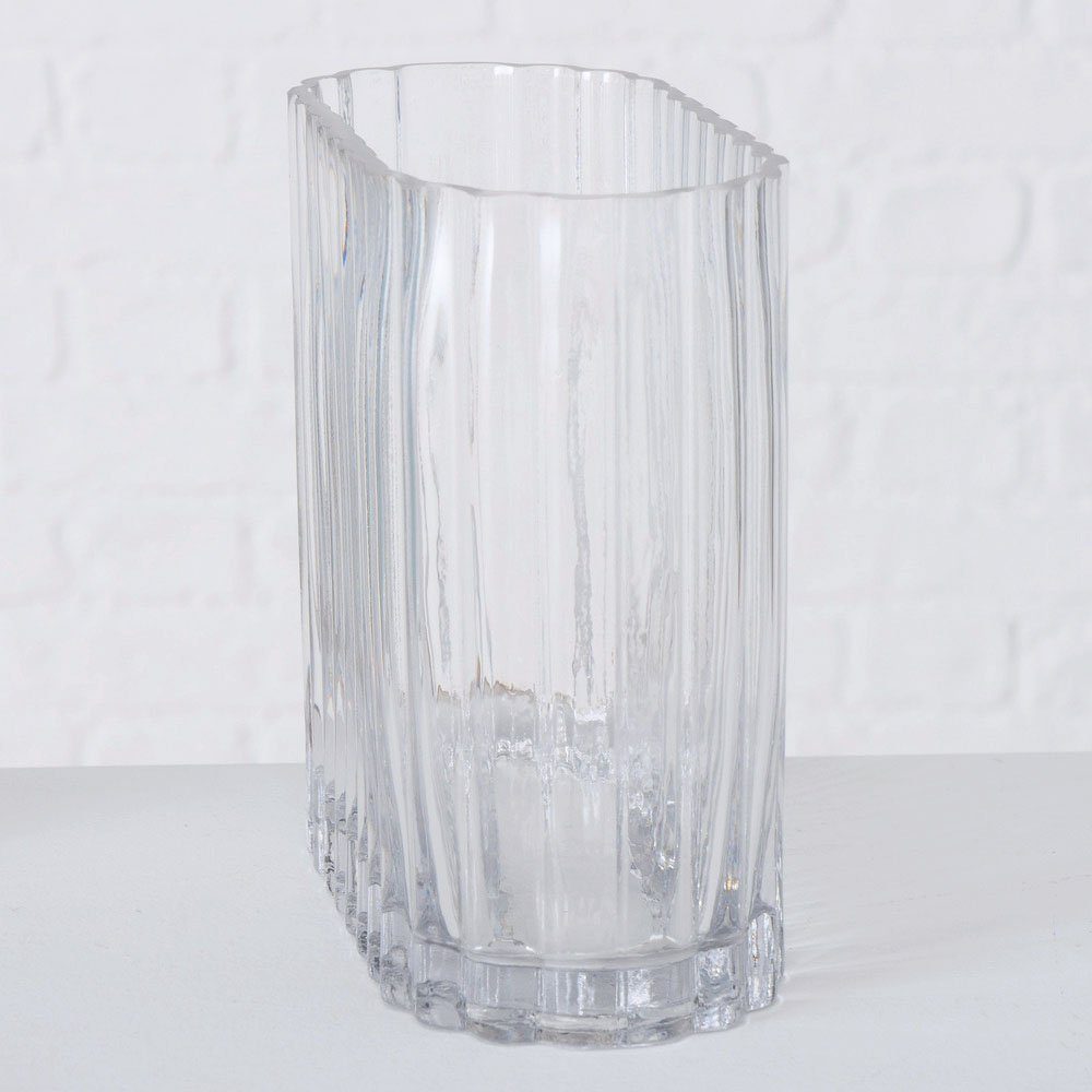 BOLTZE Tischvase Glas, 18 und St), (Set, ca. 2 Höhe Tulipa 14 cm aus cm